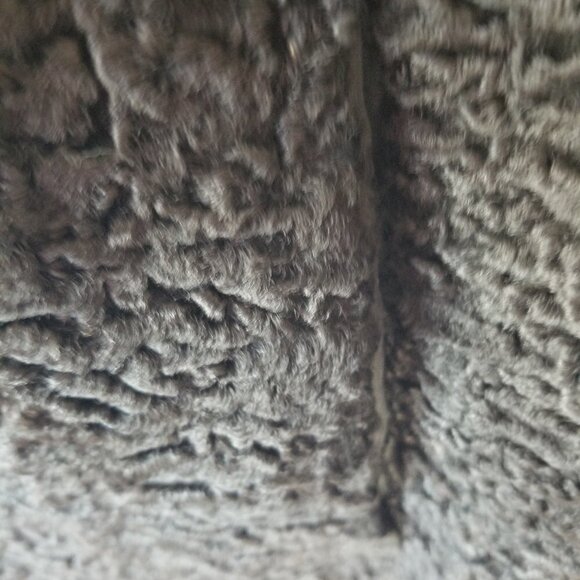 Vintage Curly Wool Mink Collar Opera Jacket Genuine Fur Some Condition Issues - Picture 15 of 16